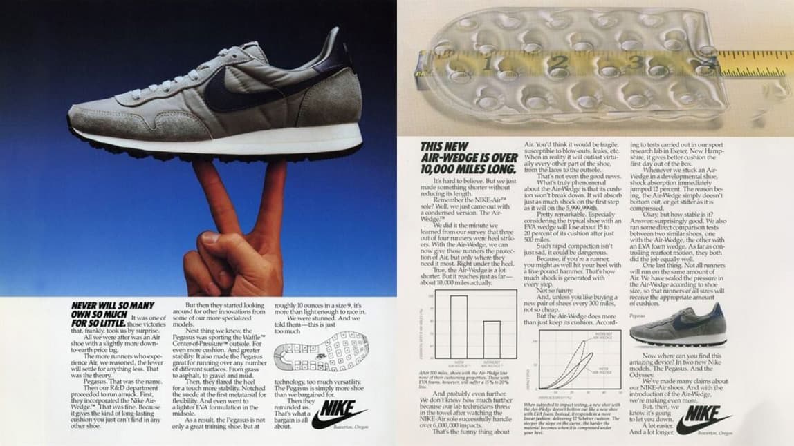 Эволюция культовой модели Nike Pegasus